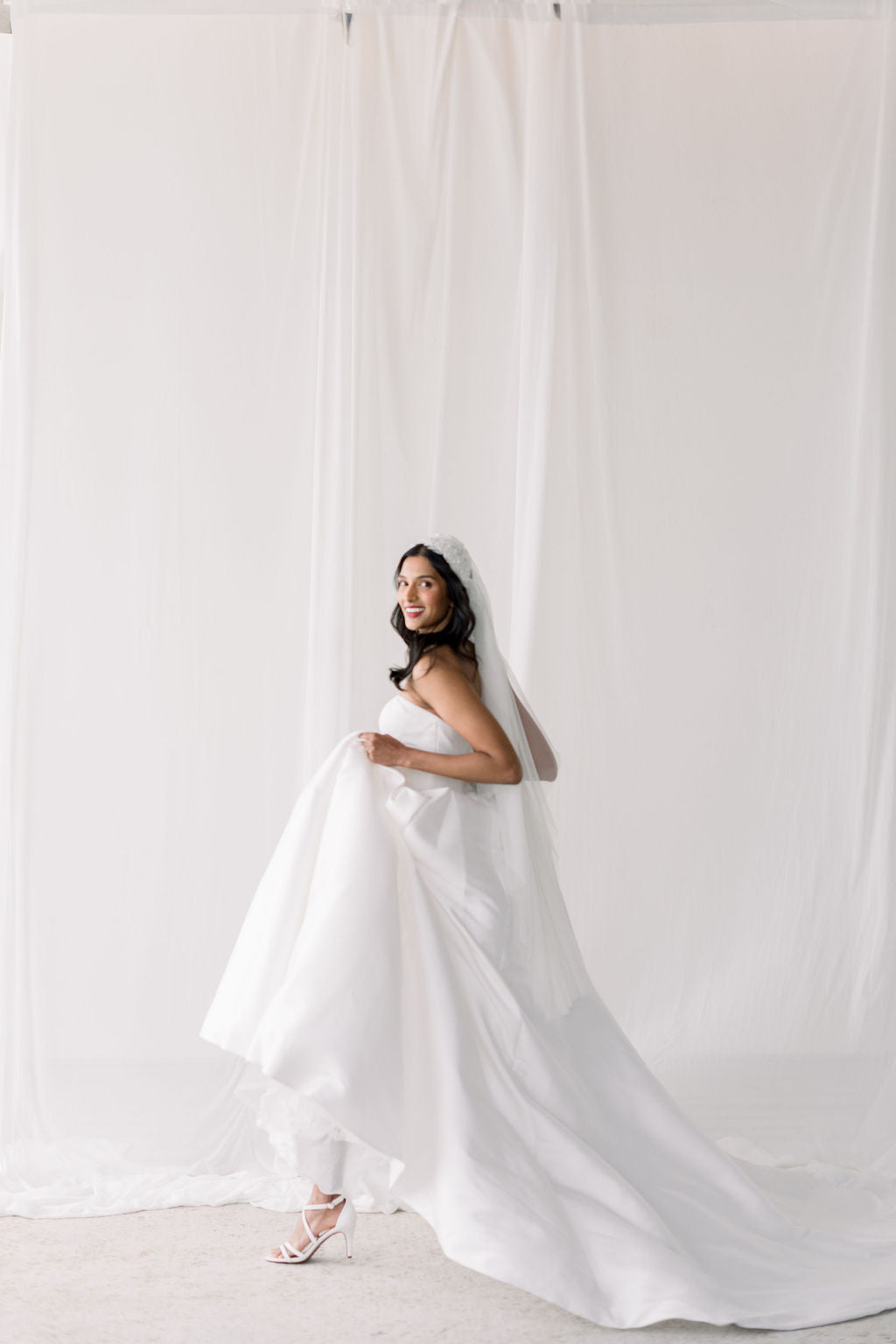 vintage Juliet cap veil