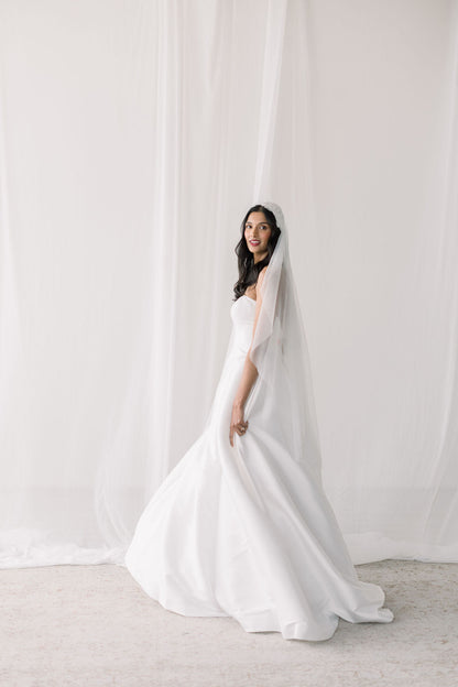bridal Juliet cap veil