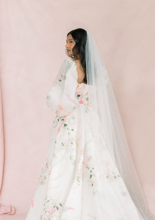 chapel wedding veil
