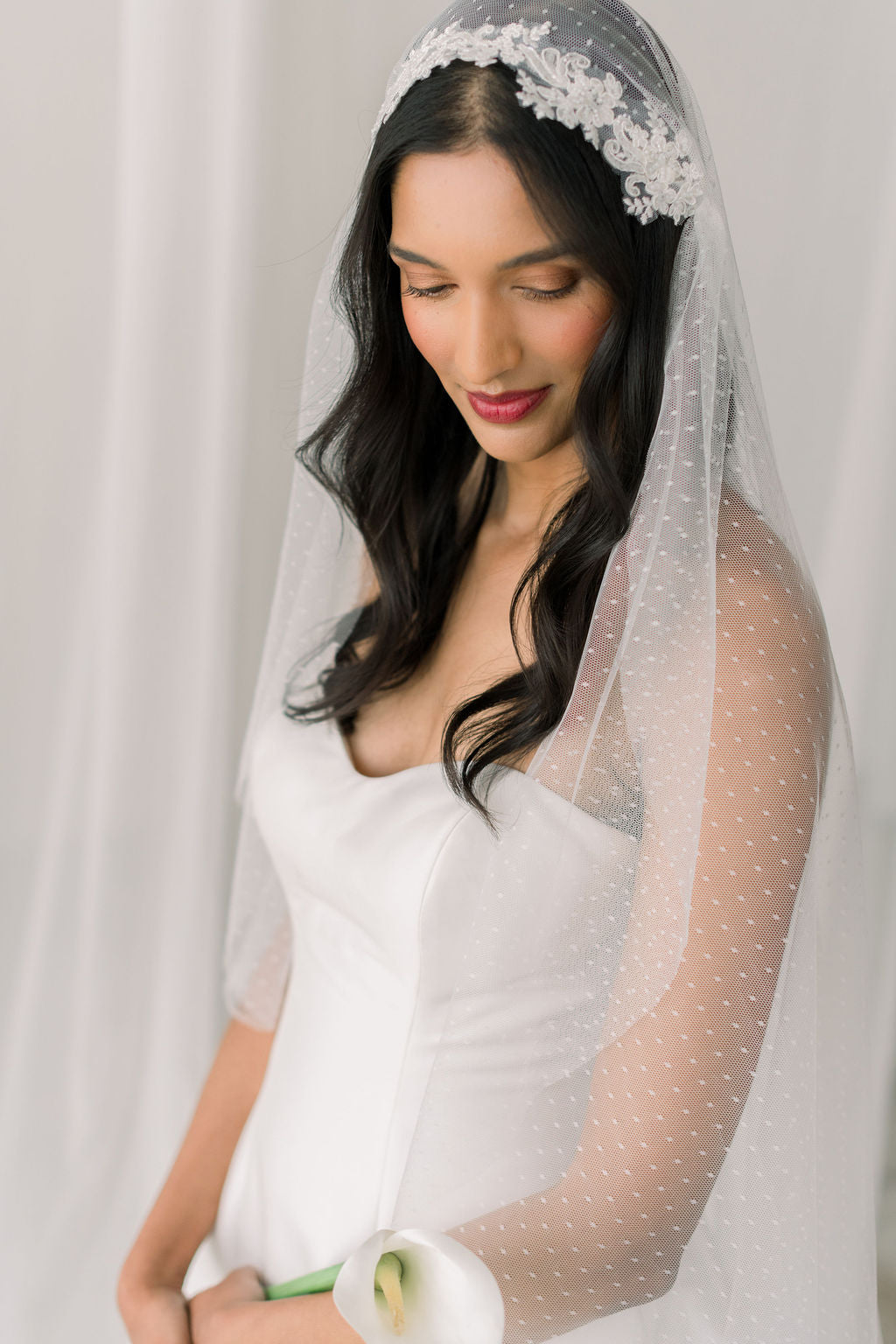 lace wedding veil