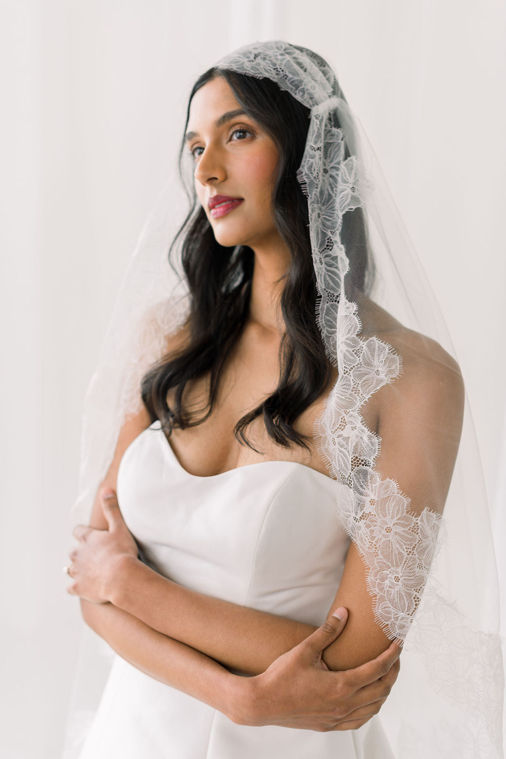 vintage Juliet cap veil