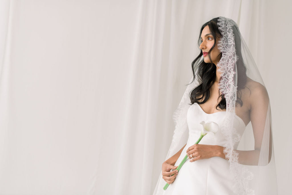 wedding mantilla veil