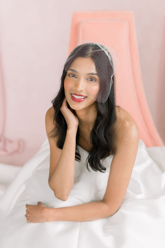 mini birdcage veil