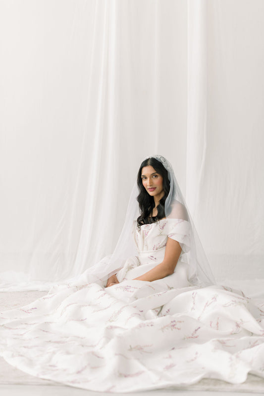 Juliet cap veil