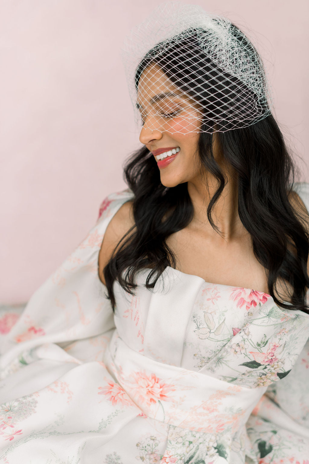 tulle birdcage veil