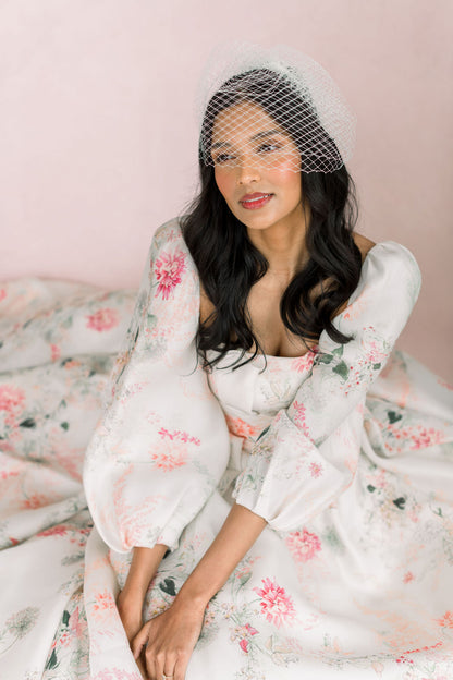 Birdcage veil - Two layer birdcage veil - Ready to ship