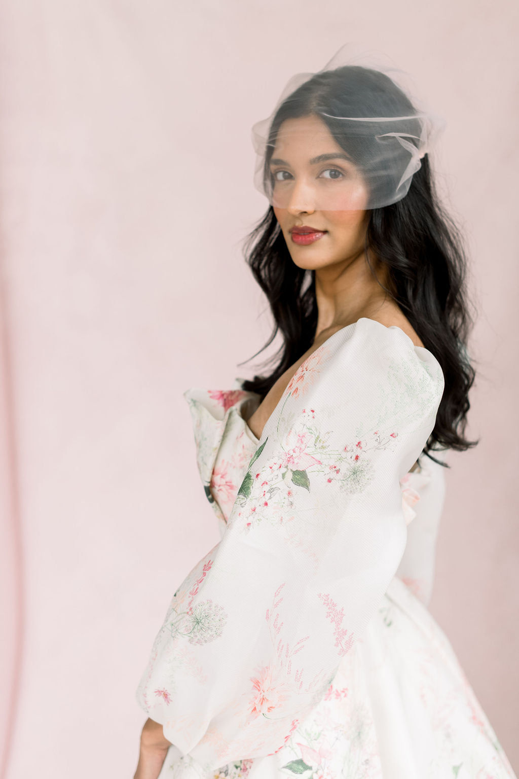 Bandeau Italian matte tulle veil