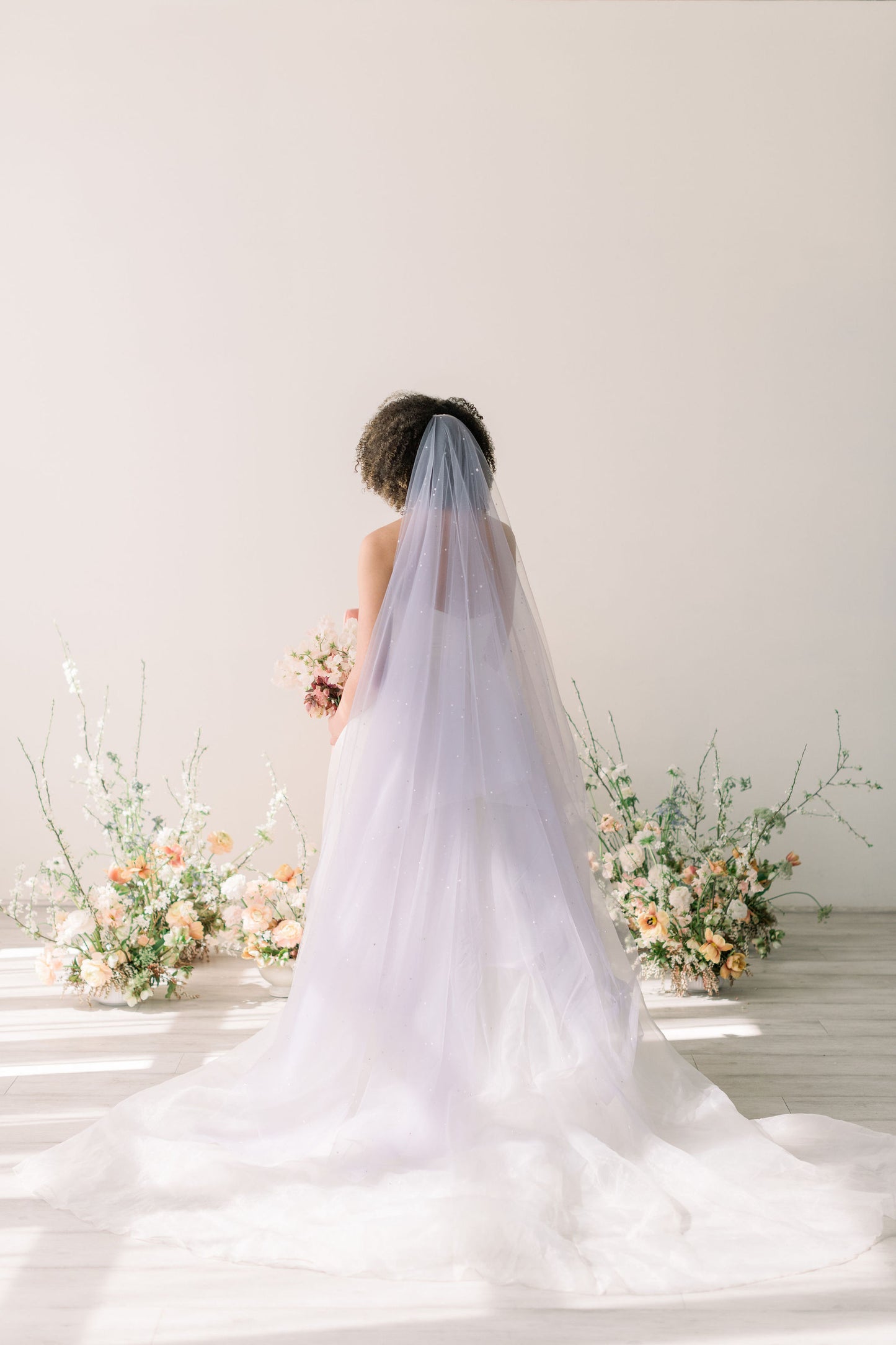 drop wedding veil