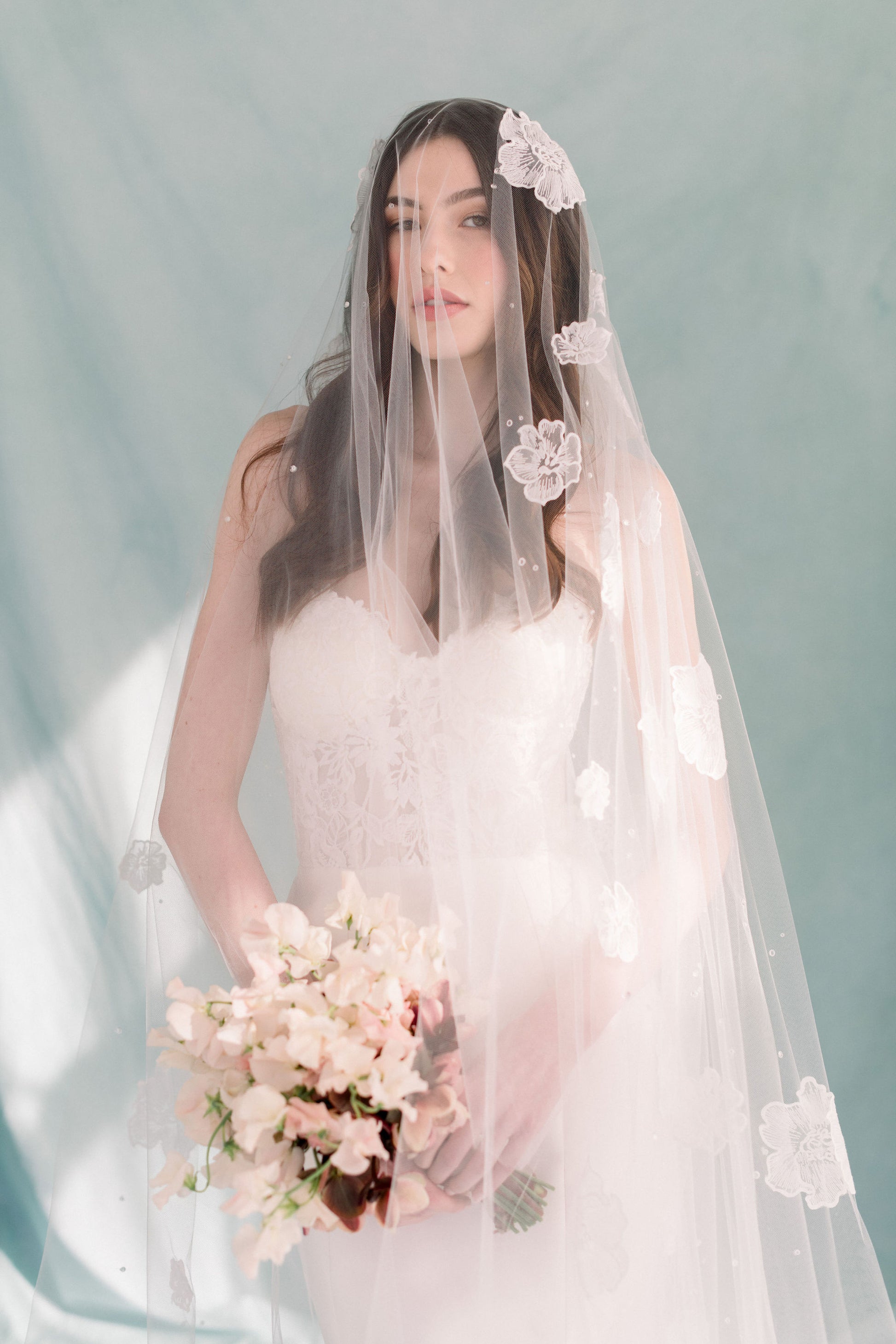 veil with blusher