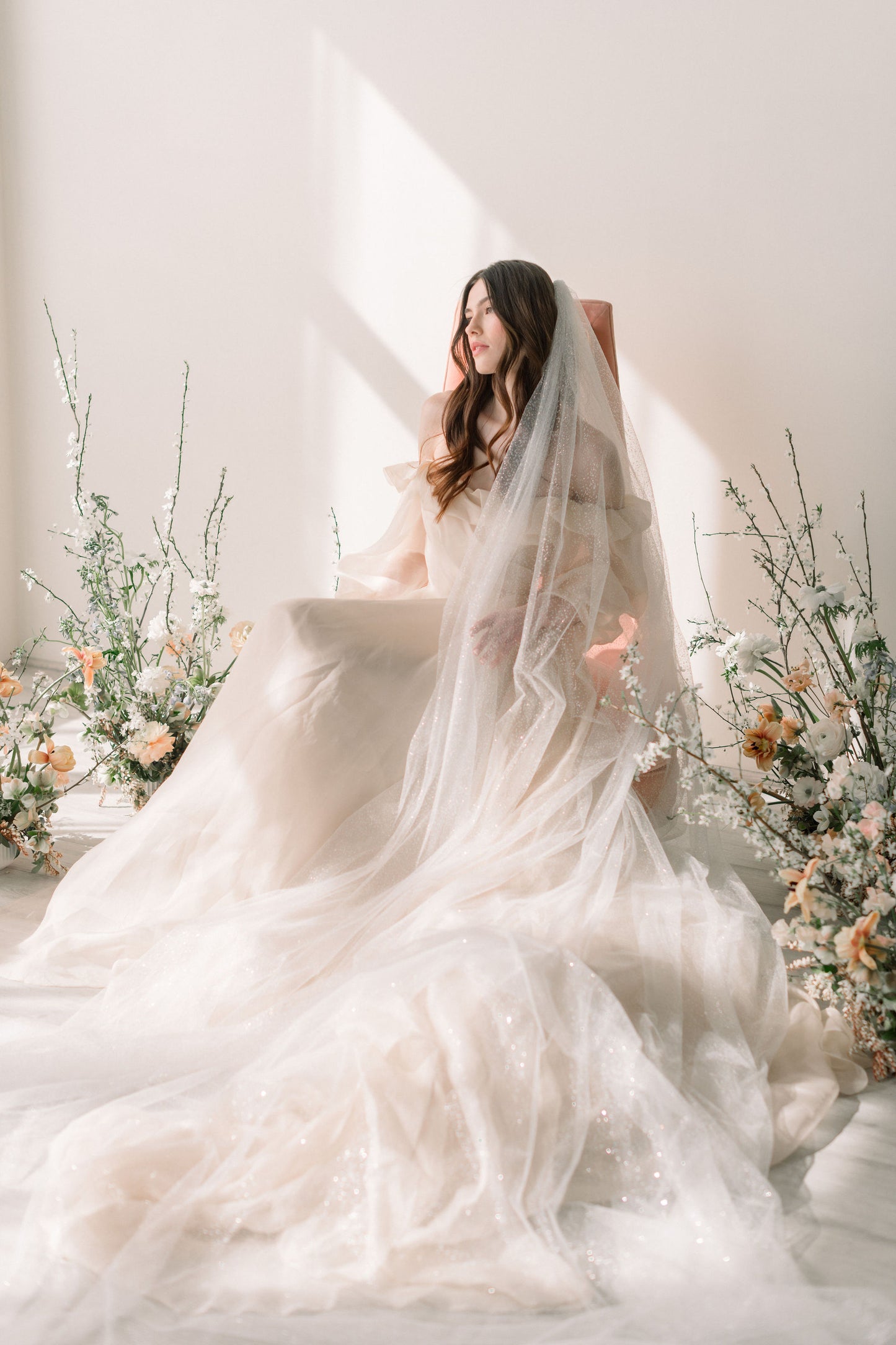 bridal sparkle veil