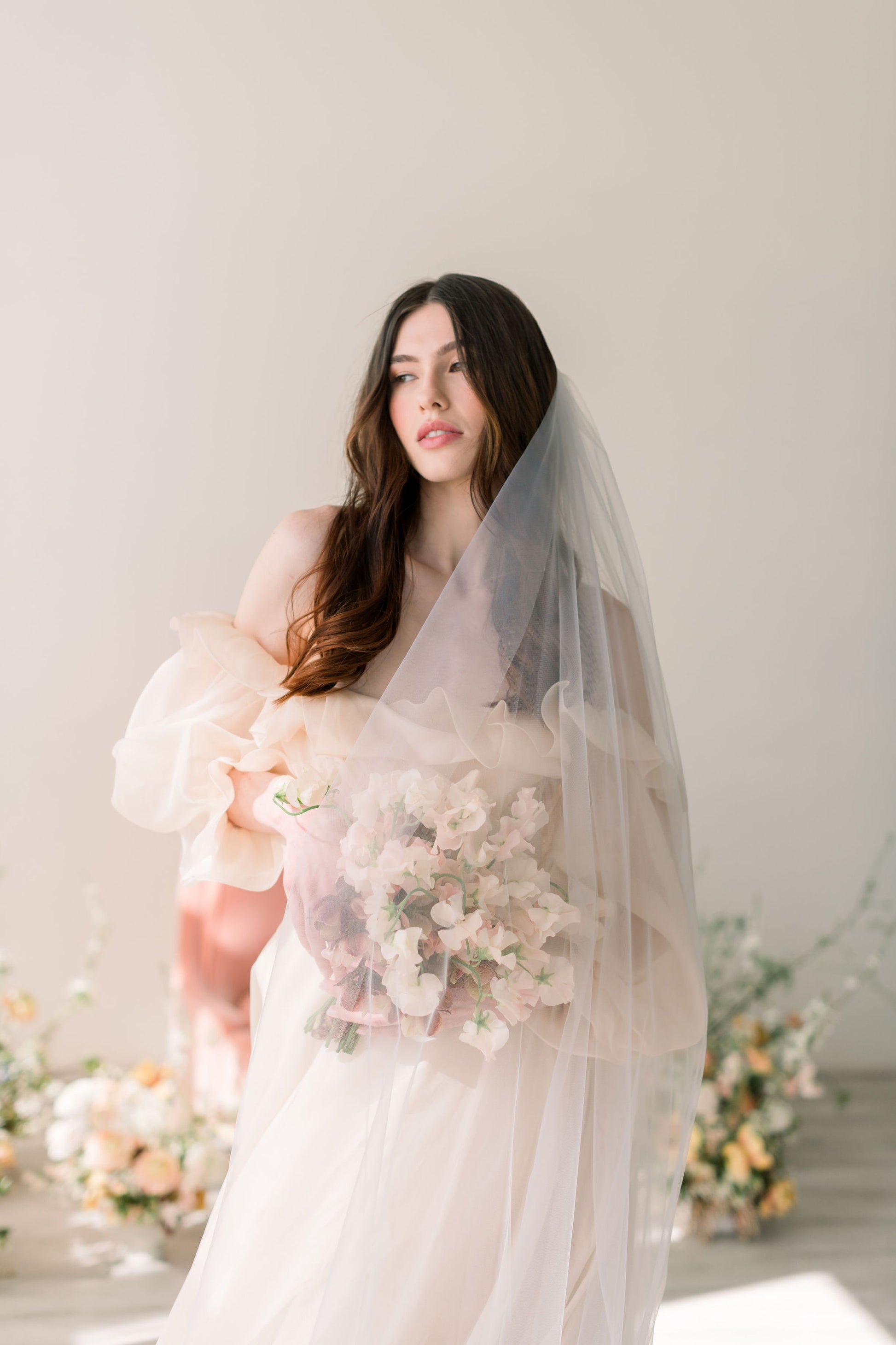 soft bridal veil
