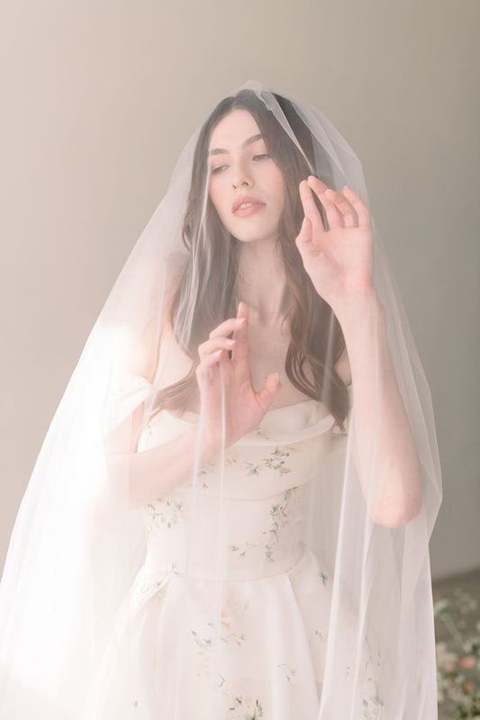 French tulle veil