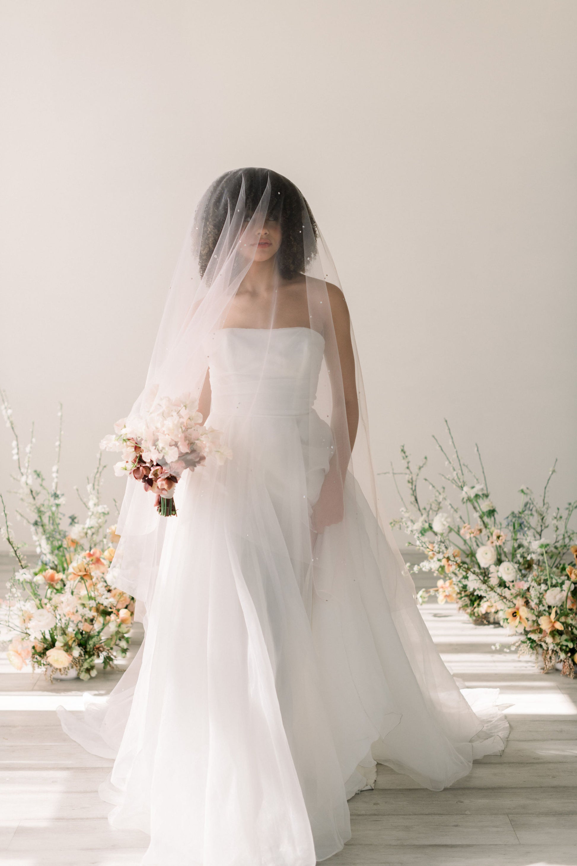 tulle wedding veil