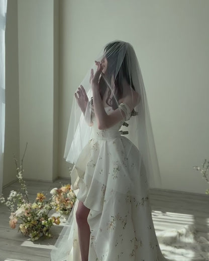 Soft tulle veil 
