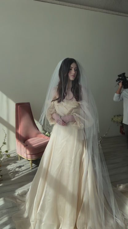 two tier veil