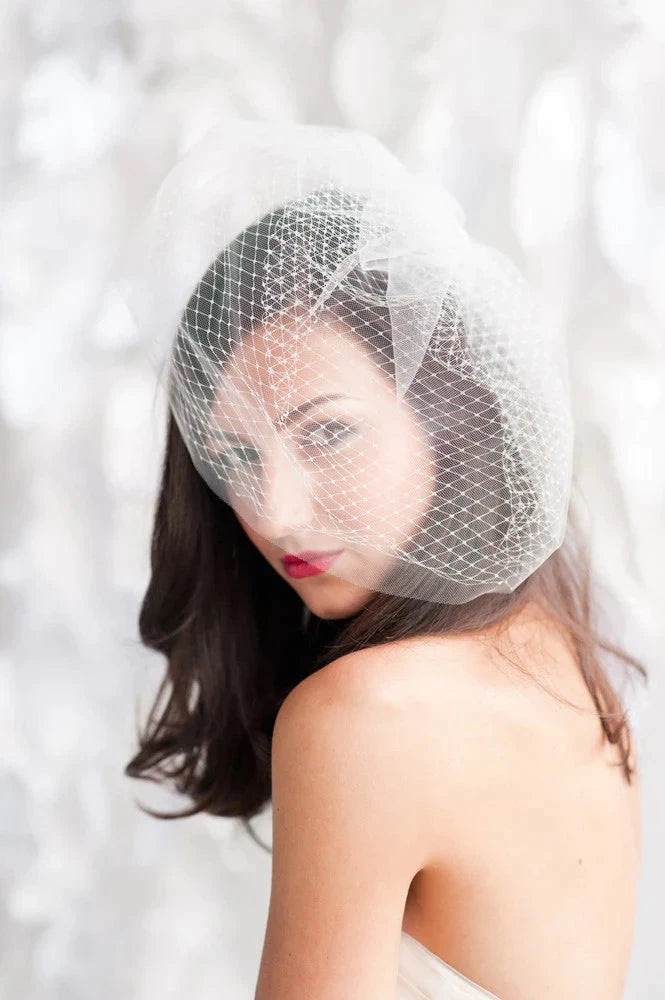 Double layer birdcage veil - Multiple sizes - ready to ship Tessa Kim