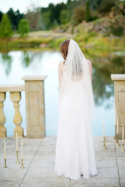 English net bridal veil - ready to ship Tessa Kim